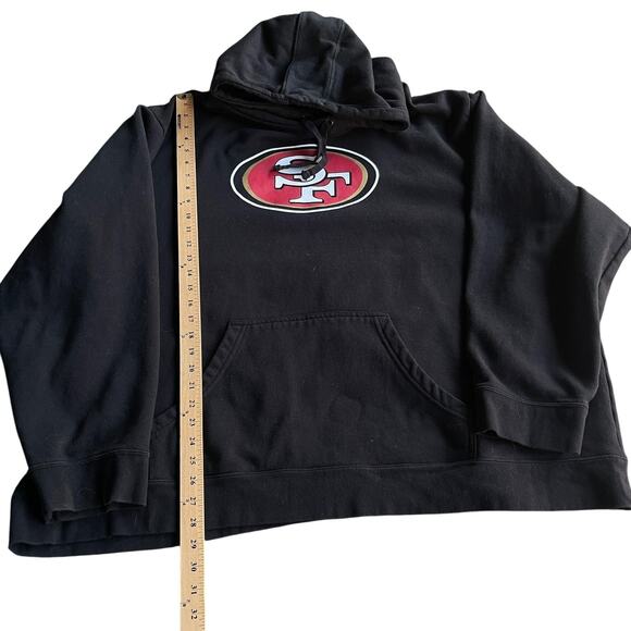 San Francisco 49ers Hoodie Mens 4XL Black NFL Football Pullover Fleece Graphic - Picture 7 of 8